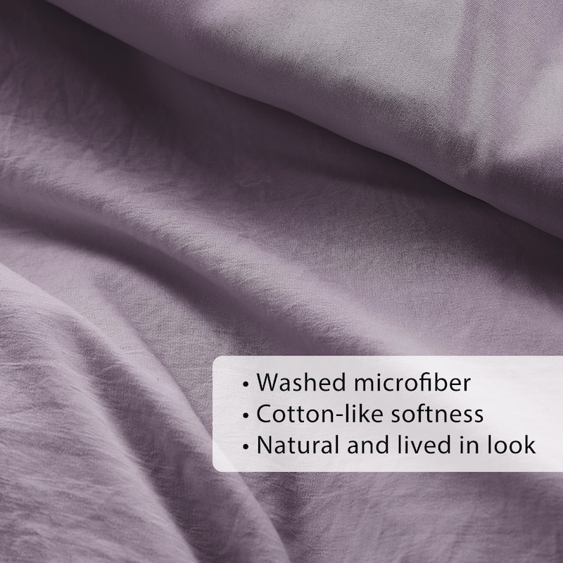 Chelsea Square Evans Pinch Pleated Soft Washed Boho Duvet Cover Set