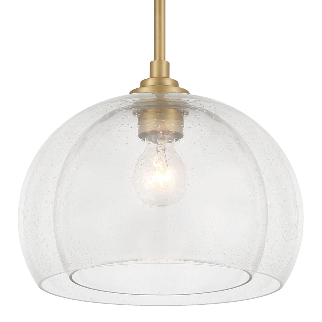 Minka Lavery 2725 Glint 12" Wide Pendant / Converts to Semi-Flush
