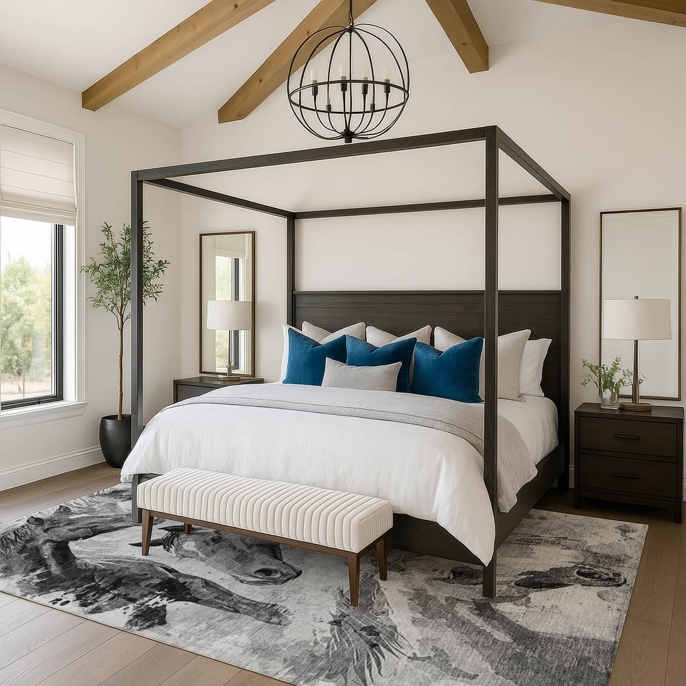 Premium Washable Super Soft Horses Mayfield Rug