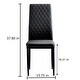preview thumbnail 10 of 19, TiramisuBest modern minimalist restaurant chair leather set of 4