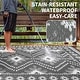 preview thumbnail 20 of 22, Garvee Vintage Geometric Diamond Outdoor Patio Rug