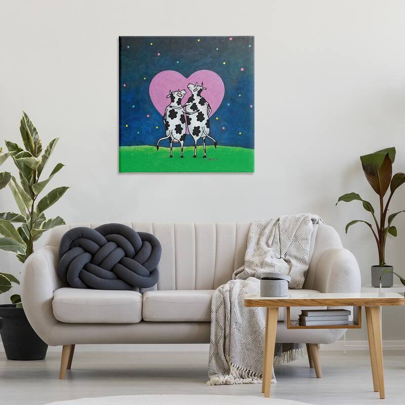 Stupell Loving Significant Udder Canvas Wall Art Design By Roger Straub