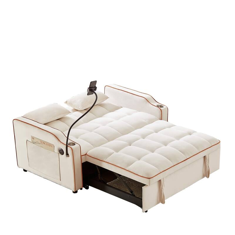 Adjustable Backrest Multifunctional Sofa Bed 3 Lengths Available