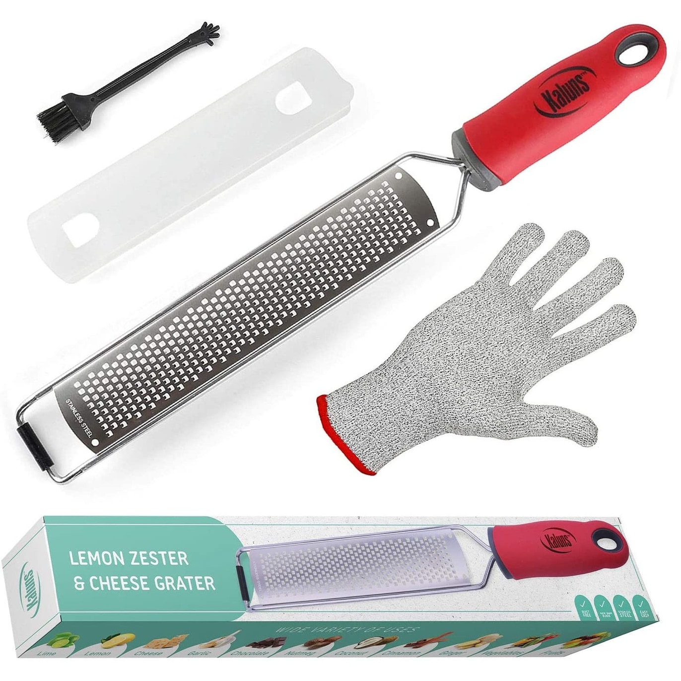 To encounter Set of 5 Cheese Grater, Zester Grater, Stainless