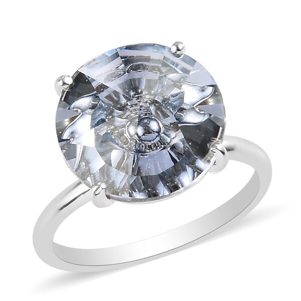 Order 0.65 Carat Round cut White Gold Swarovski Crystal Engagement Ring  Basho | GLAMIRA.com