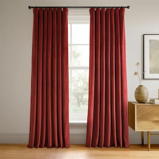 Exclusive Fabrics Signature Blackout Velvet Curtain (1 Panel)