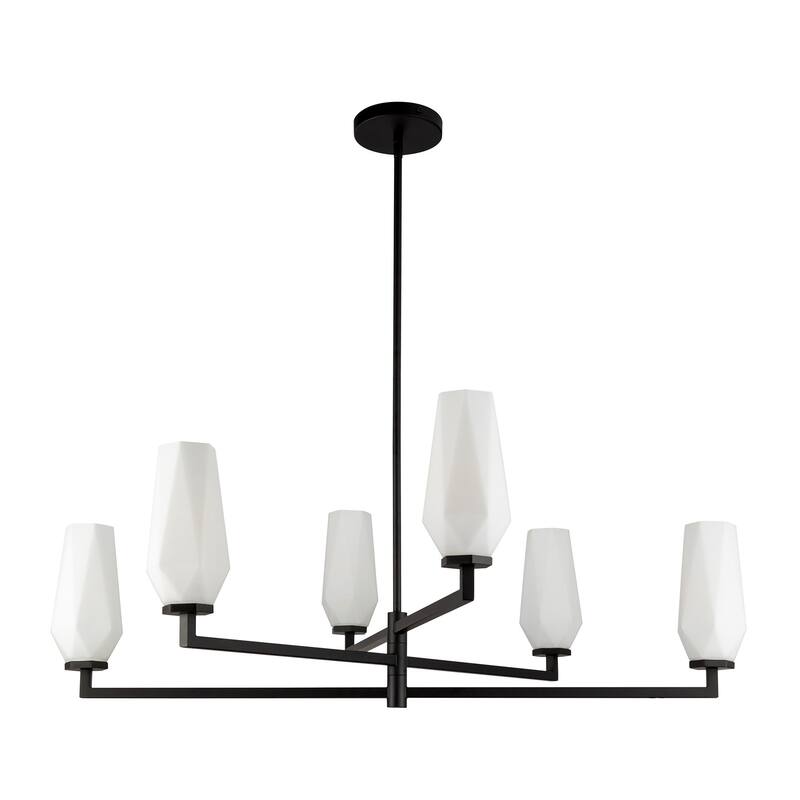 Alora Lighting CH424135 Krysta 6 Light 35" Wide Chandelier