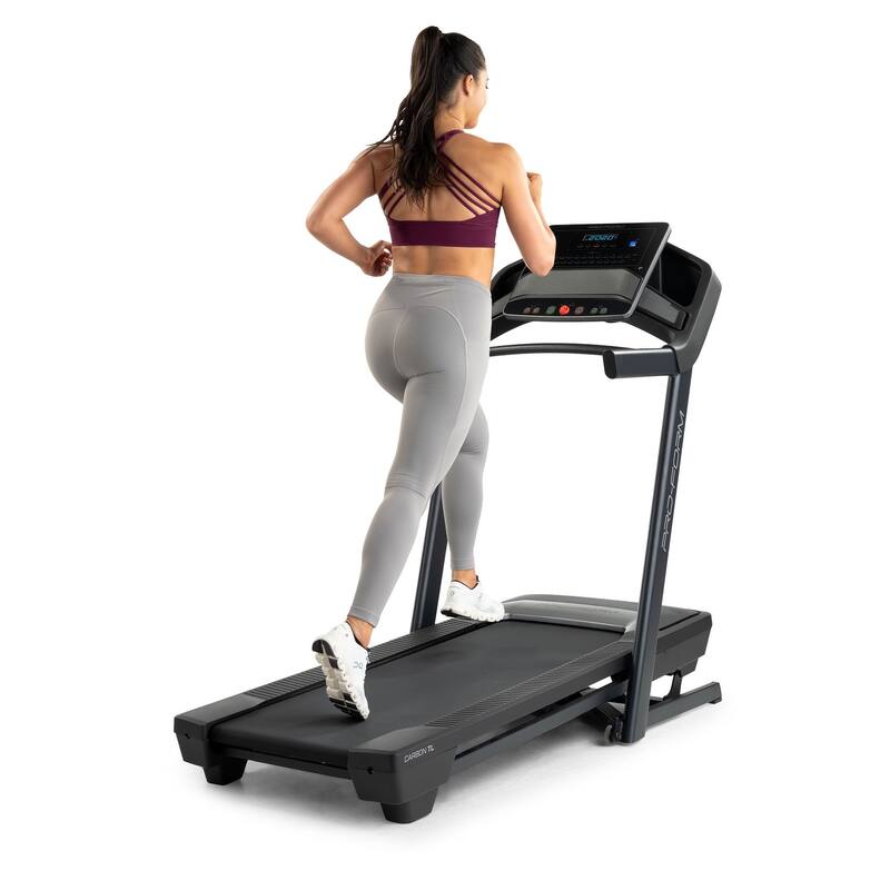 ProForm Carbon TL; Treadmill for Walking and Running with 5" Display, Built-In Tablet Holder and SpaceSaver Design