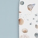 preview thumbnail 5 of 4, Sweet Jojo Designs Ocean Seashells Boy, Girl, Unisex/Gender Neutral 2 Pack Baby Bassinet Fitted Sheets Blue Nautical Beach Theme