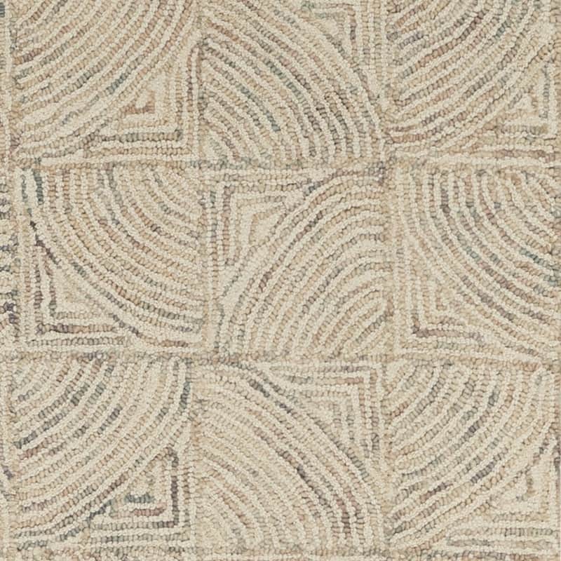 Duhu Power Loomed Geometric Abstract Modern Soft Area Rug By HomeRoots - 90' X '27' X '0.5