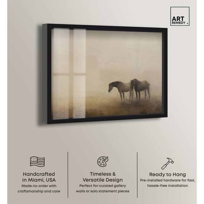 Equine Duo Shadowbox by Art Remedy