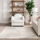 preview thumbnail 6 of 7, Nuloom Isabeau Modern Geometric High-Low Fringe Area Rug