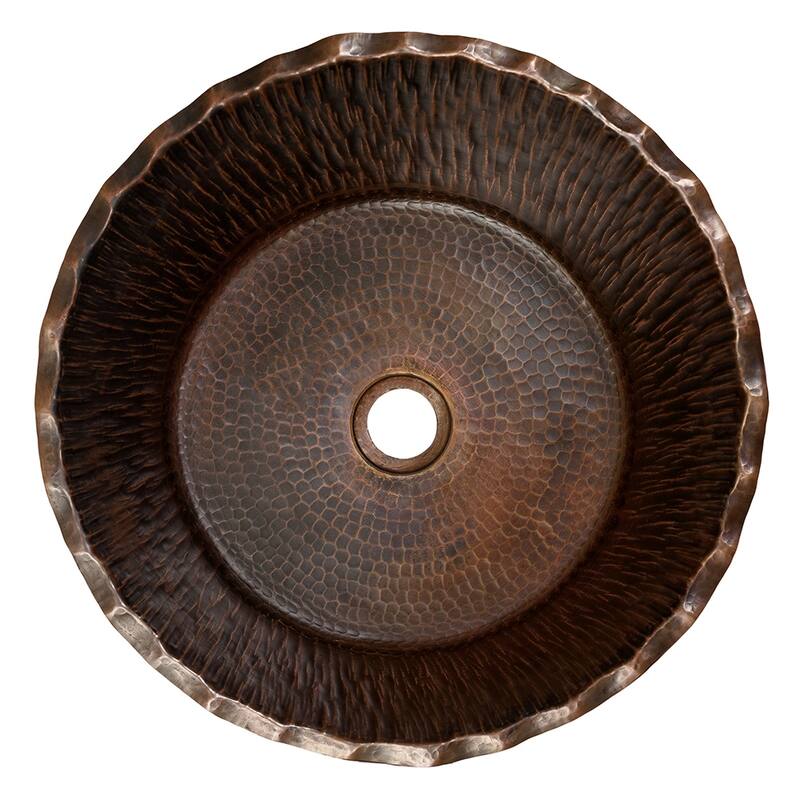 Forest Vessel Hammered Copper Sink (PVRTRDB)