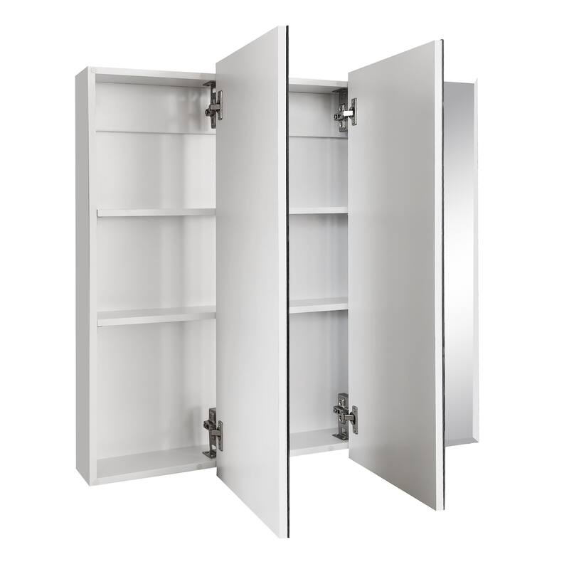 Design House Cyprus Recessed Mount Bathroom Medicine Cabinet Mirror