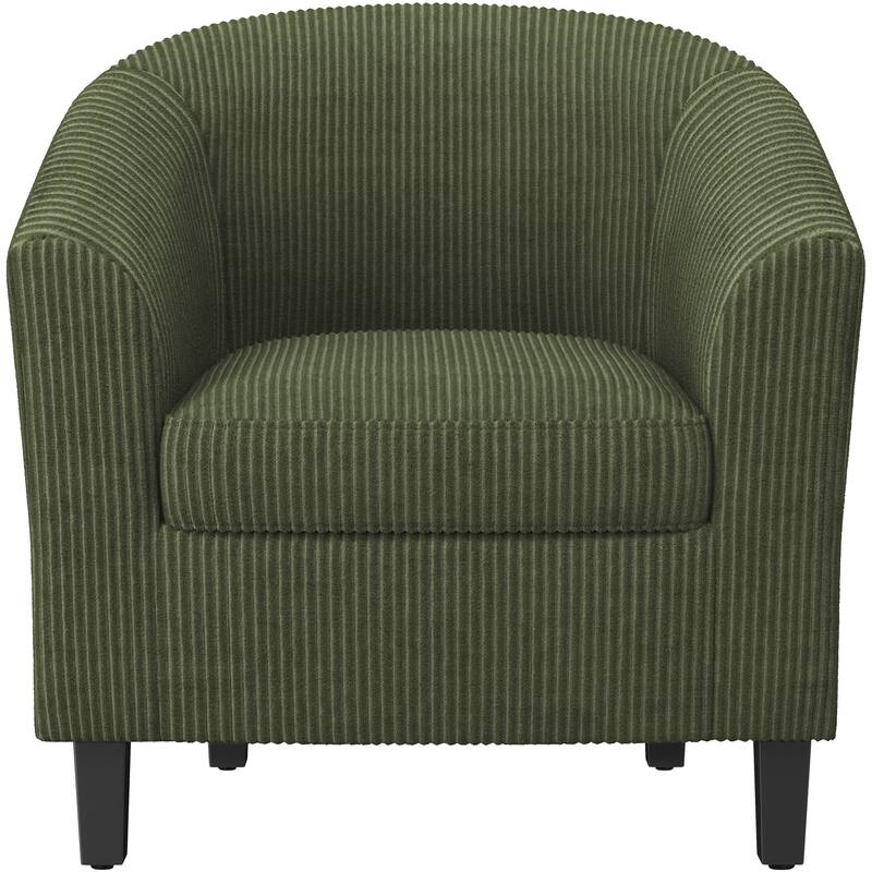 Yaheetech Upholstered Accent Arm Chair Fabric Club Chair for Living Room Bedroom
