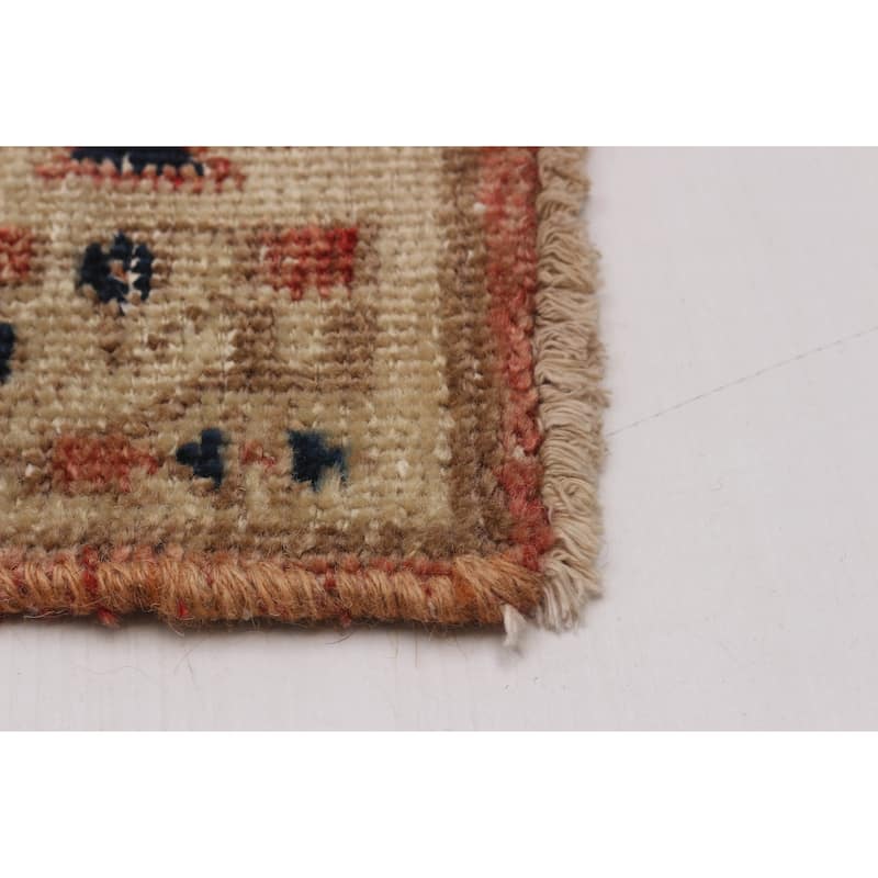 ECARPETGALLERY Hand-knotted Konya Anatolian Khaki Wool Rug - 2'10 x 10'5