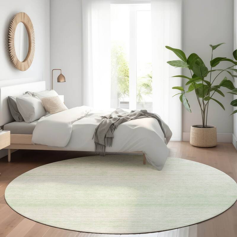 Premium Washable Super Soft Ombre Pixels Mayfield Rug - Mint - 8' x 8'