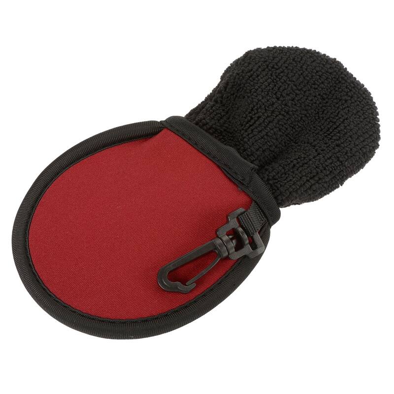 Golf Ball Cleaner Portable Pouch Pocket Washer Bag with Clips