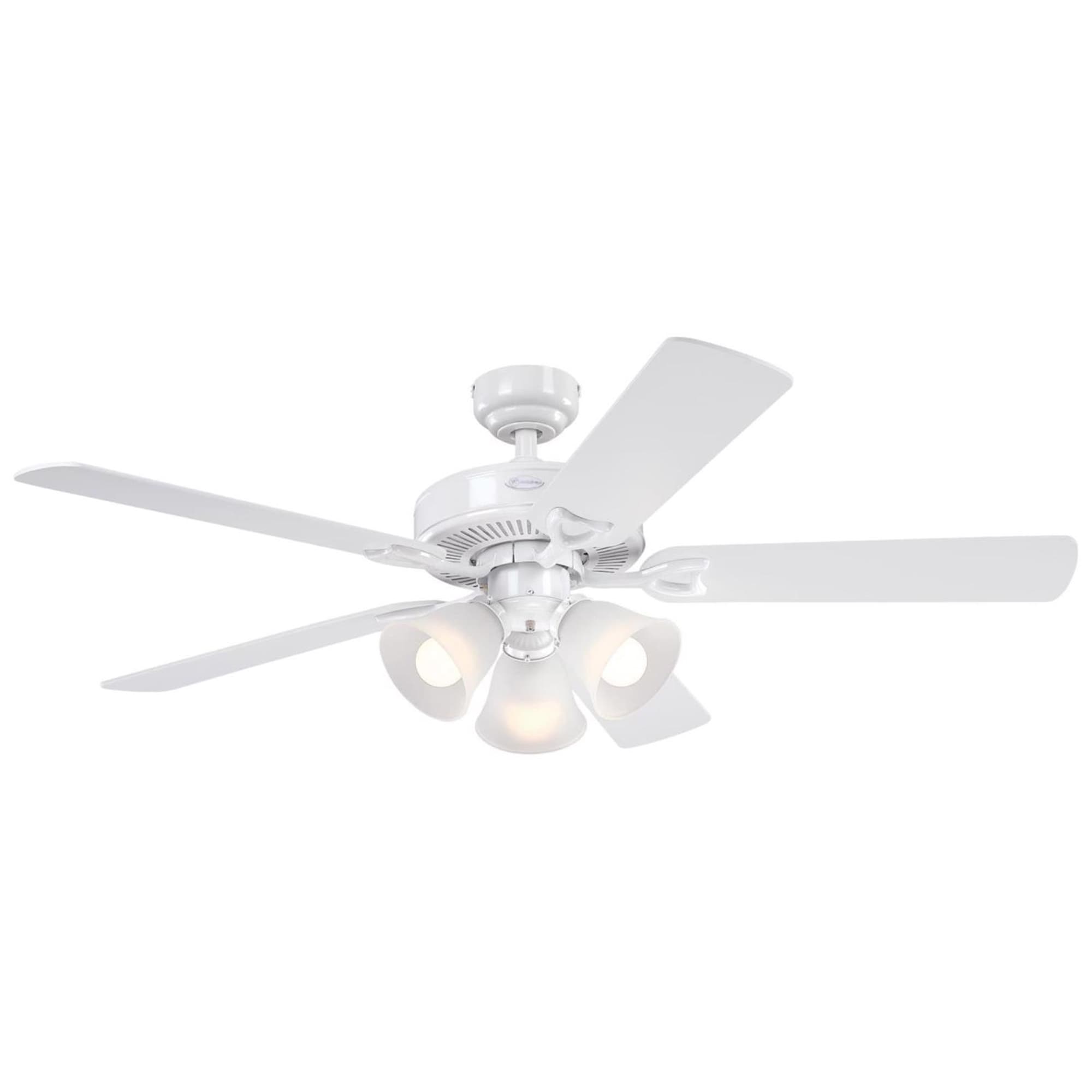 Westinghouse Vintage 52 in. White LED Indoor Ceiling Fan