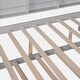 preview thumbnail 52 of 54, Wooden Twin Size House Bed with Trundle,Kids Bed with Shelf