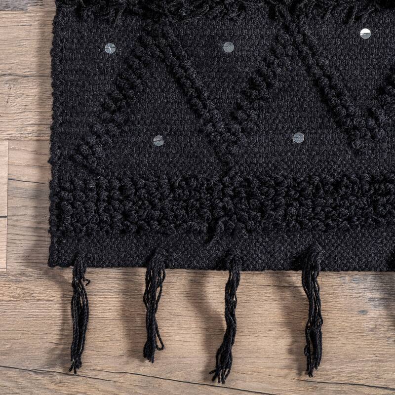 Chandy Textured Wool Area Rug