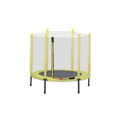 Kids Trampoline for Toddlers with Net, 48in Toddler Trampoline with Enclosure, Mini Trampoeline Indoor