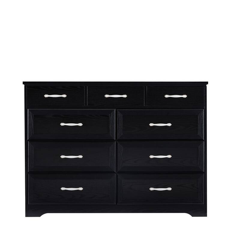 9-Drawer White Dresser