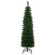 preview thumbnail 7 of 43, Green PVC Metal Slim Pencil Christmas Tree with LED Lights