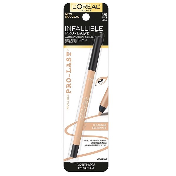 L'Oreal Infallible ProLast Waterproof Pencil Eyeliner, 980 Nude