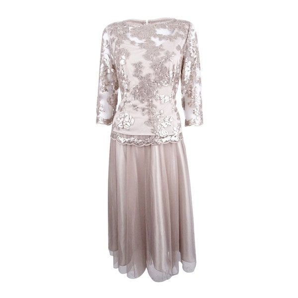 Alex Evenings Tea Length Dress