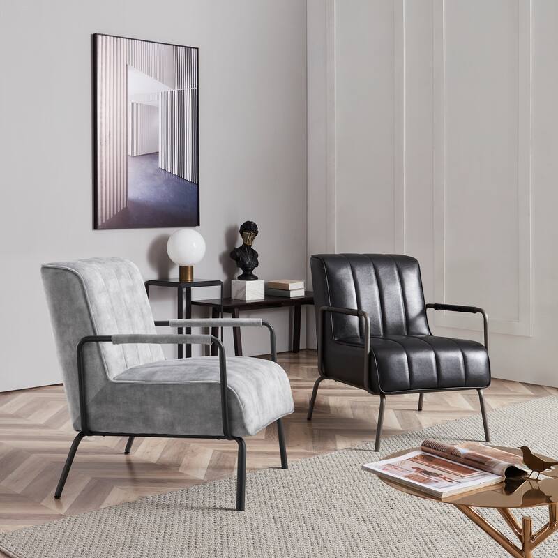 Corvus Zelda Lounge Accent Chair with Arms