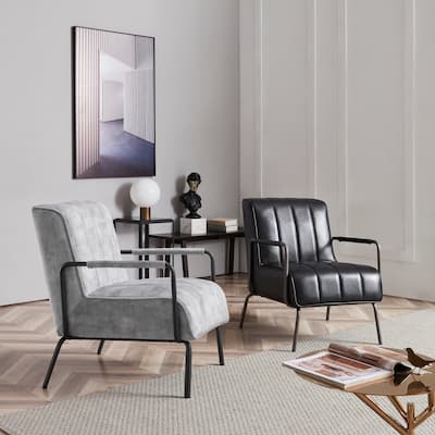 Corvus Zelda Lounge Accent Chair with Arms