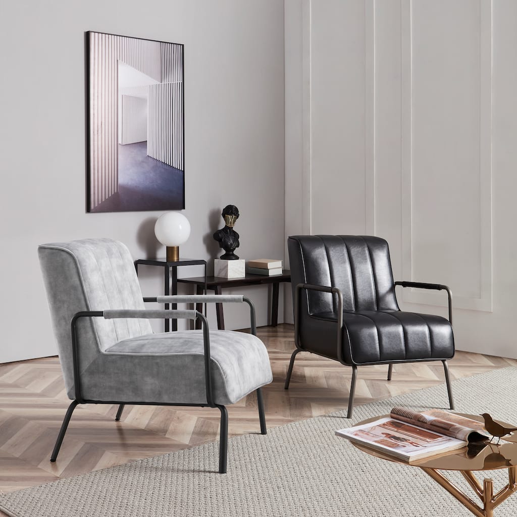 Corvus Zelda Lounge Accent Chair with Arms