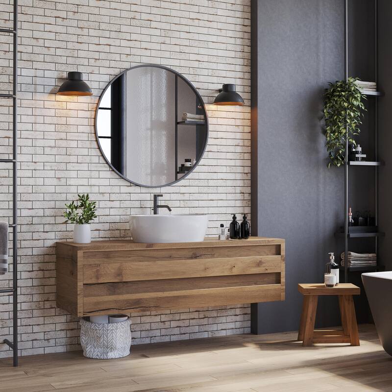 Merola Tile Sequoia Blanc 2-1/2" x 9-7/8" Ceramic Wall Tile