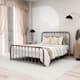 Alazyhome Sturdy Metal Platform Bed Frame