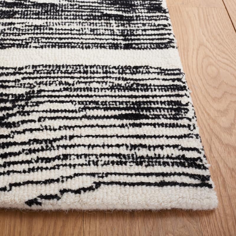 SAFAVIEH Handmade Metro Annarosa Modern Abstract Wool Rug
