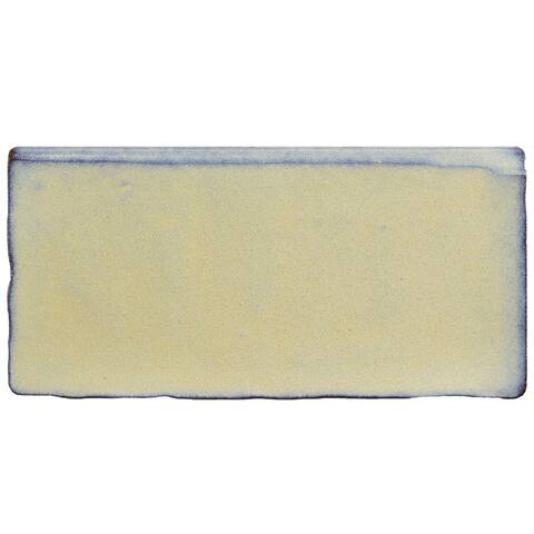 Merola Tile Antic Special Pergamon 3" x 6" Ceramic Bullnose Wall Trim Subway Tile - (1 Tile)