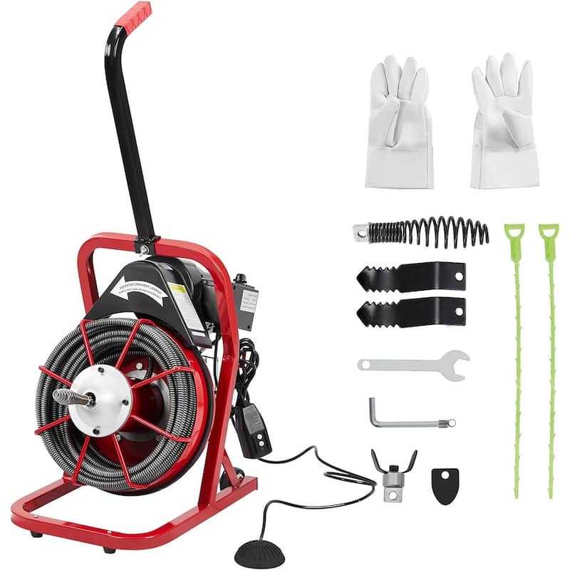 75 Ft X 1/2 Inch Drain Cleaner Machine