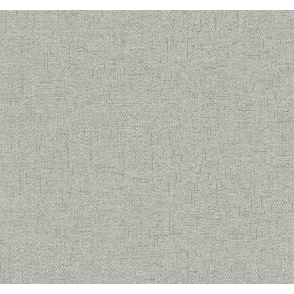 A-Street Prints Bentley Grey Faux Linen Wallpaper