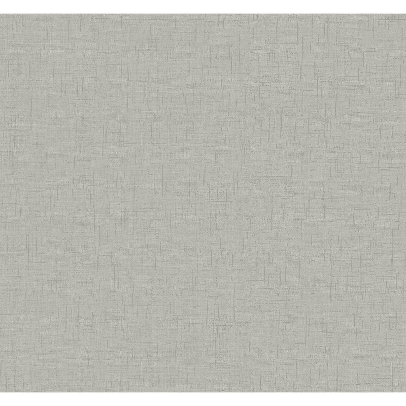 A-Street Prints Bentley Grey Faux Linen Wallpaper