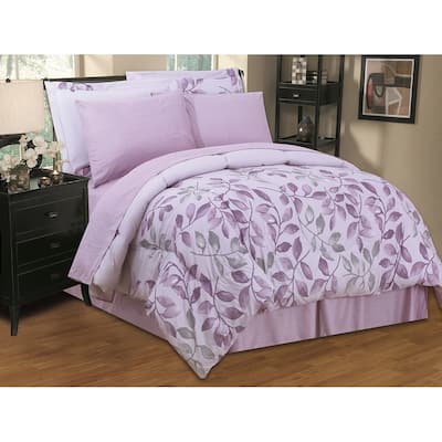 Porch & Den Jenne Reversible Patterned Bed-in-a-Bag 8-PC Comforter Set