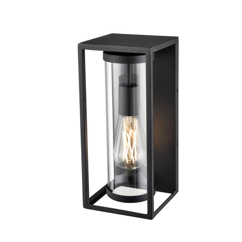 Millennium Lighting Caleb 1 Light Outdoor Wall Sconce in Textured Black