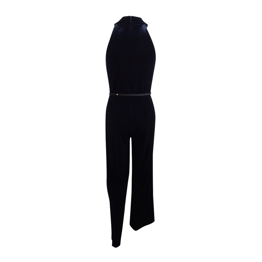 womens petite black jumpsuit