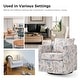 preview thumbnail 33 of 51, HULALA HOME Erkenbald Modern Slipcovered Swivel Chair with Reversible Cushion and Washable Cover