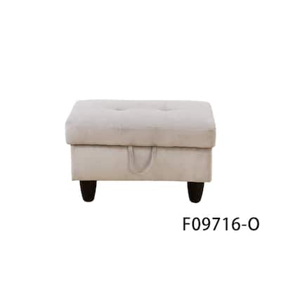 Modern Storage Vevelt Ottoman for Living Room