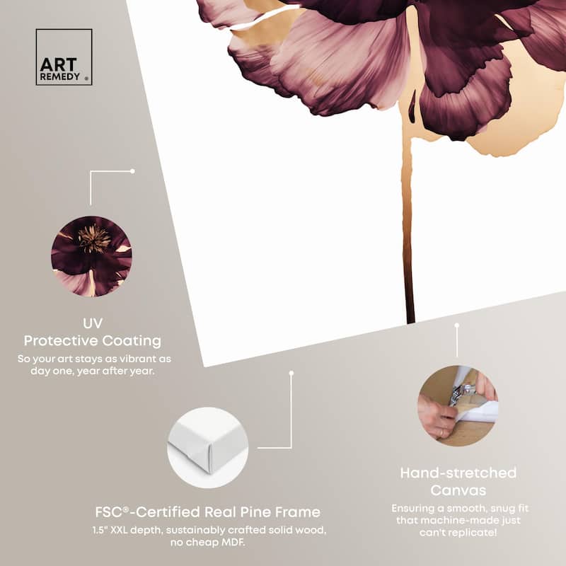Lilac Blooming I Canvas by Art Remedy, Gallery Wrapped