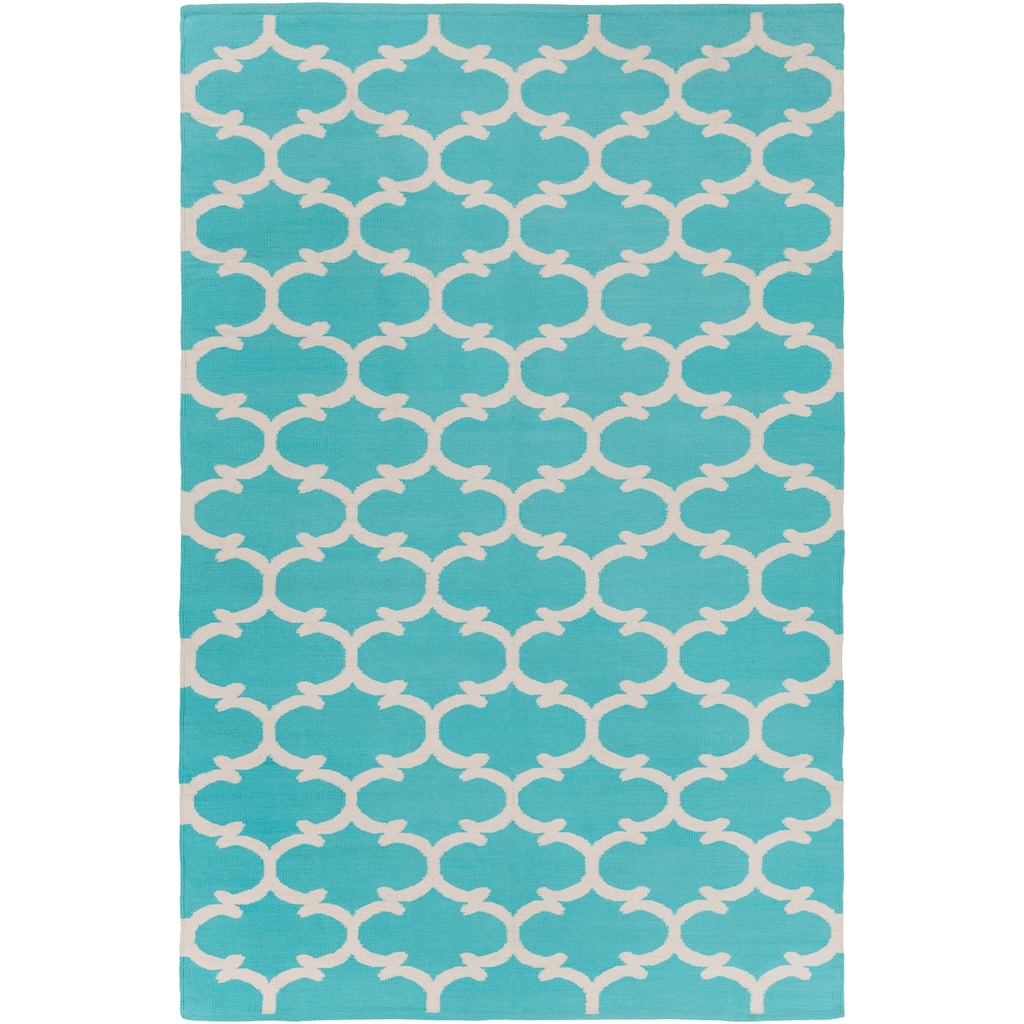 Flatweave Colne Moroccan Trellis Cotton Area Rug