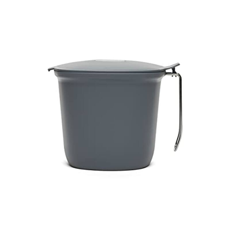 Chefn Compost Bin with Filter - 2.96 in x 4.92 in - Gray - 2.96 in x 4.92 in
