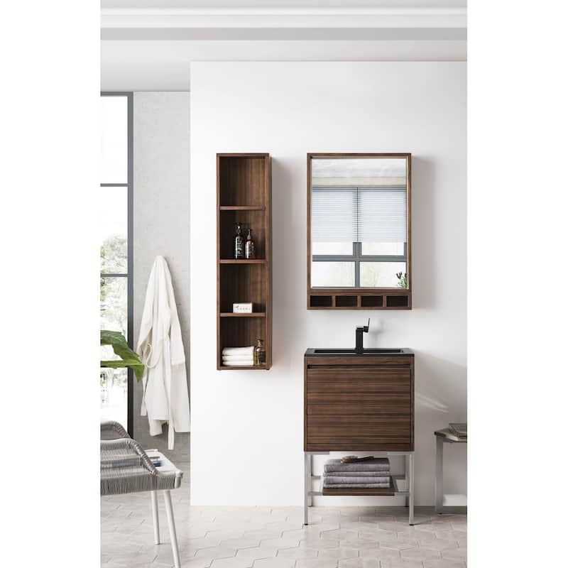 James Martin Vanities Milan 31-1/2" x 23-5/8" Framed Bathroom Mirror
