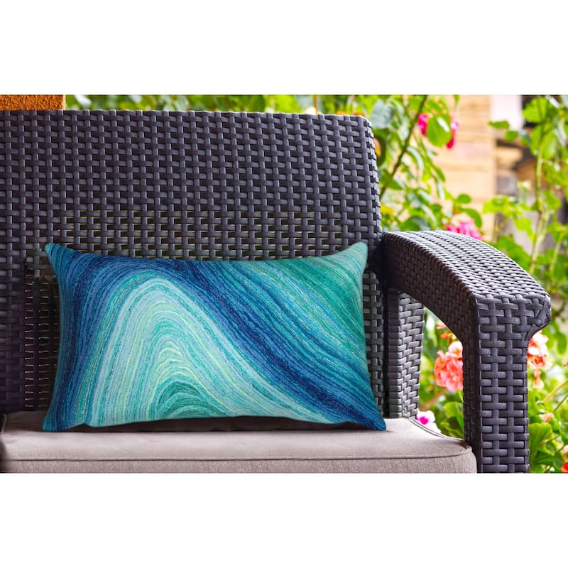 Liora Manne Visions III Ripples Indoor/Outdoor Pillow